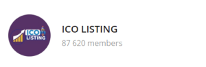 icolisting telegram crypto group