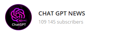 @chat_gpt_news telegram crypto channel