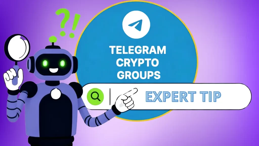 how to find crypto groups in Telegram
